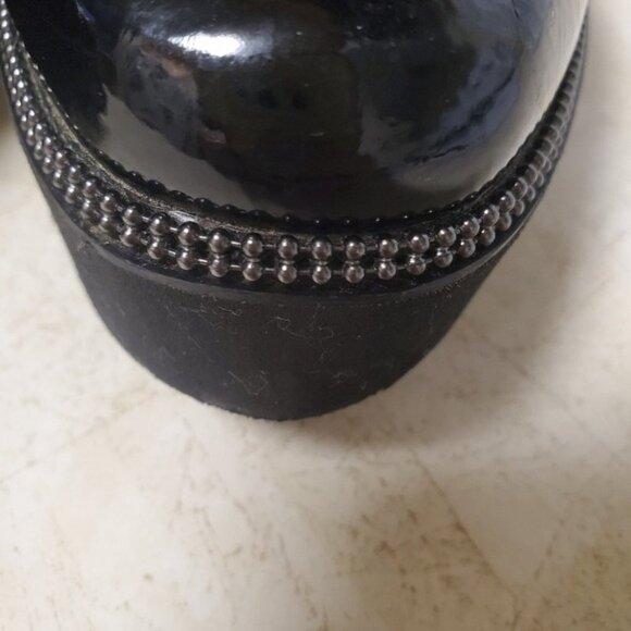 Platform Loafer Leopard Calf hair Patent Leather BRODY 8.5 - Picture 10 of 16